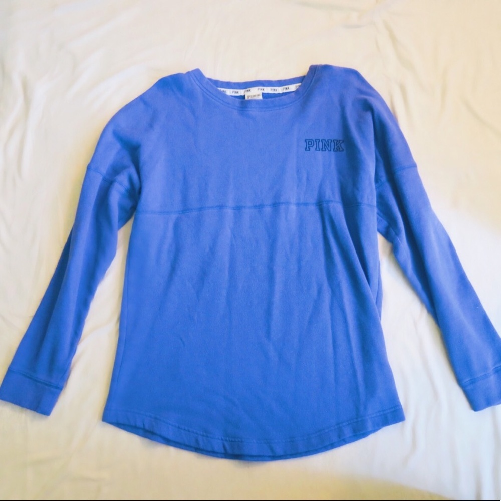 Victoria Secret Pink Purple Long Sleeve Tshirt